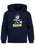 Kinder Hoodie Jungen mit Namen Geschenk Fussball Comicfigur personalisierte Jungengeschenke Geschenkidee Fussballfan Moonworks®preview