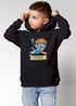 Kinder Hoodie Jungen mit Namen Geschenk Schwimmen Tauchen personalisiert Jungengeschenke Kapuzenpullover Grafik Print Comic Stil Moonworks®preview