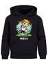 Kinder Hoodie Jungen personalisiert Wunschname Fußball Sport Geschenk für Fußballspieler SpecialMe®preview