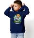 Kinder Hoodie Jungen personalisiert Wunschname Fußball Sport Geschenk für Fußballspieler SpecialMe®preview