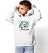 Kinder Hoodie Jungen Regenbogen Aufdruck Wunschname personalisierte Jungengeschenke mit Namen SpecialMe®preview