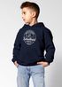 Kinder Hoodie Jungen Schulkind 2025 Einschulung personalisiert Name und Einschulungsjahr Geschenkidee Schulanfänger Moonworks®preview