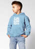 Kinder Hoodie Jungen Schulkind 2025 Geschenkidee Einschulung Typo Schriftzug  personalisiert mit Jahreszahl Jungengeschenke Moonworks®preview