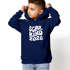 Kinder Hoodie Jungen Schulkind 2025 Geschenkidee Einschulung Typo Schriftzug  personalisiert mit Jahreszahl Jungengeschenke Moonworks®preview