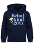 Kinder Hoodie Jungen Schulkind 2025 personalisierte Geschenke zur Einschulung mit Jahreszahl Bedruckt SpecialMe®preview