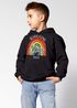 Kinder Hoodie Jungen Schulkind 2025 personalisierte Geschenke zur Einschulung Regenbogen mit Namen und Jahreszahl SpecialMe®preview