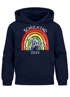 Kinder Hoodie Jungen Schulkind 2026 personalisierte Geschenke zur Einschulung Regenbogen mit Namen und Jahreszahl SpecialMe®preview