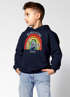 Kinder Hoodie Jungen Schulkind 2026 personalisierte Geschenke zur Einschulung Regenbogen mit Namen und Jahreszahl SpecialMe®preview
