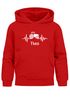 Kinder Hoodie Jungen Traktor Trekker Aufdruck Print personalisiert mit Name SpecialMe®preview