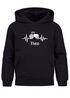 Kinder Hoodie Jungen Traktor Trekker Aufdruck Print personalisiert mit Name SpecialMe®preview