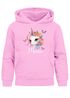 Kinder Hoodie Mädchen Einhorn Wunschname personalisierte Mädchengeschenke mit Namen SpecialMe®preview