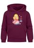 Kinder Hoodie Mädchen Einschulung Geschenkidee Aufdruck Fee, Balett Tänzerin Prinzessin Schriftzug Schulkind 2025 Wunschname SpecialMe®preview