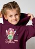 Kinder Hoodie Mädchen Einschulung Geschenkidee Aufdruck Fee, Balett Tänzerin Prinzessin Schriftzug Schulkind 2025 Wunschname SpecialMe®preview