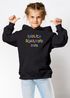 Kinder Hoodie Mädchen Einschulung personalisierte Geschenke zur Einschulung Endlich Schulkind 2025 bunte Buchstaben SpecialMe®preview