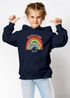 Kinder Hoodie Mädchen Einschulung personalisierte Geschenke zur Einschulung Schulkind 2025 Name Aquarell Regenbogen SpecialMe®preview