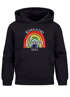 Kinder Hoodie Mädchen Einschulung personalisierte Geschenke zur Einschulung Schulkind 2026 Name Aquarell Regenbogen SpecialMe®preview
