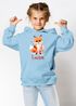 Kinder Hoodie Mädchen Eule Fuchs Hobby Lesen Malen personalisiert Wunschname Geschenk Leseratte Bücherwurm SpecialMe®preview