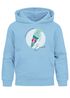 Kinder Hoodie Mädchen Geschenkidee Einschulung Schultüte-Grafik mit Name personalisiert Schriftzug Endlich Schulkind 2025 SpecialMe®preview