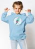Kinder Hoodie Mädchen Geschenkidee Einschulung Schultüte-Grafik mit Name personalisiert Schriftzug Endlich Schulkind 2025 SpecialMe®preview