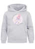 Kinder Hoodie Mädchen Geschenkidee Einschulung Schultüte-Grafik mit Name personalisiert Schriftzug Endlich Schulkind 2026 SpecialMe®preview