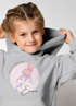 Kinder Hoodie Mädchen Geschenkidee Einschulung Schultüte-Grafik mit Name personalisiert Schriftzug Endlich Schulkind 2026 SpecialMe®preview