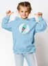 Kinder Hoodie Mädchen Geschenkidee Einschulung Schultüte-Grafik mit Name personalisiert Schriftzug Endlich Schulkind 2026 SpecialMe®preview