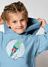 Kinder Hoodie Mädchen Geschenkidee Einschulung Schultüte-Grafik mit Name personalisiert Schriftzug Endlich Schulkind 2026 SpecialMe®preview