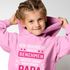 Kinder Hoodie Mädchen Komme nach meinem Papa Spruch Lustig Kapuzenpulli Bedruckt Moonworks®preview