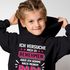 Kinder Hoodie Mädchen Komme nach meinem Papa Spruch Lustig Kapuzenpulli Bedruckt Moonworks®preview