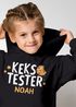 Kinder Hoodie Mädchen mit Namen Design Kekstester Cookie Monster personalisierte Kapuzenpulli Spruch Lustig Mädchengeschenke Moonworks®preview