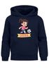 Kinder Hoodie Mädchen mit Namen personalisiert | Ballerina Design | Grafik Print Comic Stil | Namensgeschenk Hobby Tanzen Moonworks®preview