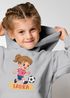 Kinder Hoodie Mädchen mit Namen personalisiert | Ballerina Design | Grafik Print Comic Stil | Namensgeschenk Hobby Tanzen Moonworks®preview