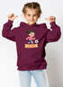 Kinder Hoodie Mädchen mit Namen personalisiert | Fußball Design | Grafik Print Comic Stil | Namensgeschenk Hobby Sport Geschenk Fußballer Moonworks®preview