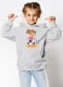 Kinder Hoodie Mädchen mit Namen personalisiert | Fußball Design | Grafik Print Comic Stil | Namensgeschenk Hobby Sport Geschenk Fußballer Moonworks®preview