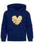 Kinder Hoodie Mädchen mitAufdruck Herzmotiv mit Wunschname Namensgeschenk SpecialMe®preview