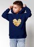 Kinder Hoodie Mädchen mitAufdruck Herzmotiv mit Wunschname Namensgeschenk SpecialMe®preview