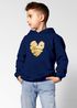 Kinder Hoodie Mädchen mitAufdruck Herzmotiv mit Wunschname Namensgeschenk SpecialMe®preview