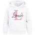 Kinder Hoodie Mädchen Monogramm Buchstabe personalisierte Mädchengeschenke mit Namen Initiale SpecialMe®preview