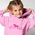 Kinder Hoodie Mädchen Pferde Motiv Mädchengeschenke Herzschlag Pferde Print SpecialMe®preview