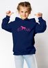 Kinder Hoodie Mädchen Pferde Motiv Mädchengeschenke Herzschlag Pferde Print SpecialMe®preview