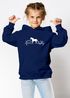 Kinder Hoodie Mädchen Pferde Motiv Mädchengeschenke Herzschlag Pferde Print SpecialMe®preview