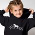 Kinder Hoodie Mädchen Pferde Motiv Mädchengeschenke Herzschlag Pferde Print SpecialMe®preview