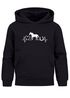Kinder Hoodie Mädchen Pferde Print Aufdruck Mädchengeschenke Reiterin Pferdeliebhaber Pferdemädchen SpecialMe®preview