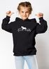 Kinder Hoodie Mädchen Pferde Print Aufdruck Mädchengeschenke Reiterin Pferdeliebhaber Pferdemädchen SpecialMe®preview