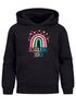 Kinder Hoodie Mädchen Regenboden Schulkind 2025 Einschulung personalisierte Geschenke zur Einschulung mit Namen SpecialMe®preview