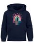 Kinder Hoodie Mädchen Regenboden Schulkind 2025 Einschulung personalisierte Geschenke zur Einschulung mit Namen SpecialMe®preview