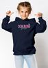 Kinder Hoodie Mädchen Schriftzug Schulkind 2025 Geschenkidee Einschulung personalisiert mit Name und Einschulungsjahr SpecialMe®preview