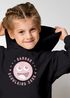 Kinder Hoodie Mädchen Schulkind 2025 Comic-Grafik Smile personalisiert mit Name Jahreszahl  Geschenke zur Einschulung Moonworks®preview