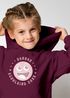 Kinder Hoodie Mädchen Schulkind 2025 Comic-Grafik Smile personalisiert mit Name Jahreszahl  Geschenke zur Einschulung Moonworks®preview