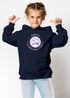 Kinder Hoodie Mädchen Schulkind 2025 Comic-Grafik Smile personalisiert mit Name Jahreszahl  Geschenke zur Einschulung Moonworks®preview